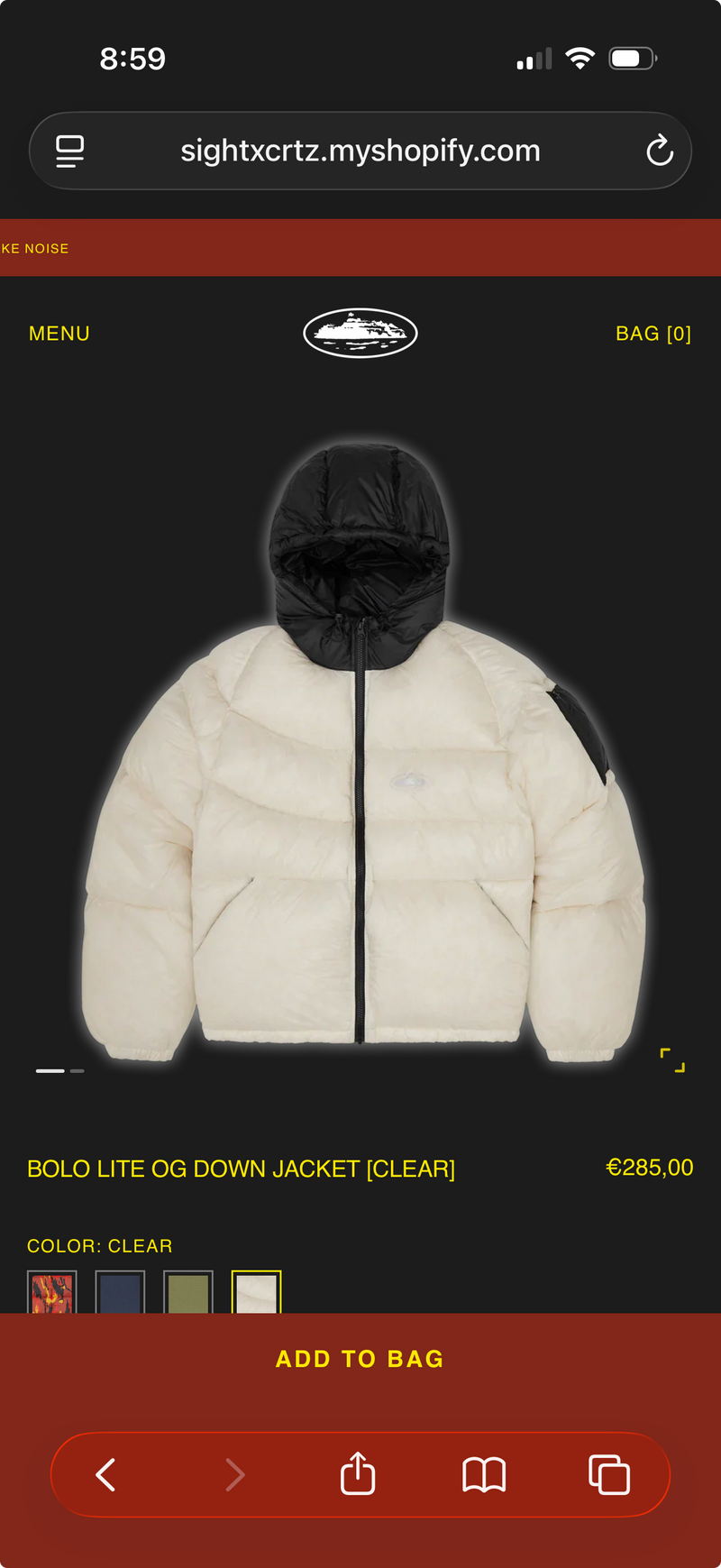 Product page gallery