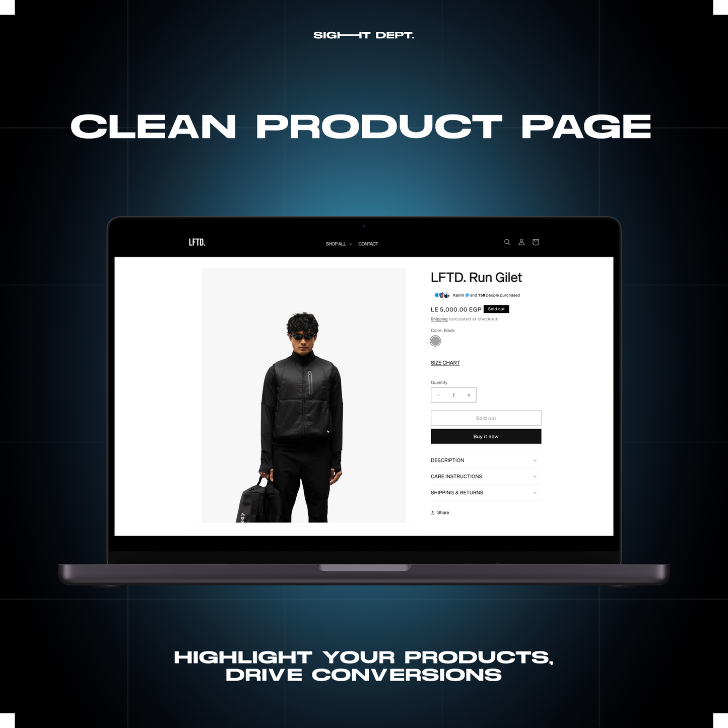 LFTD - FITNESS APPAREL BRAND