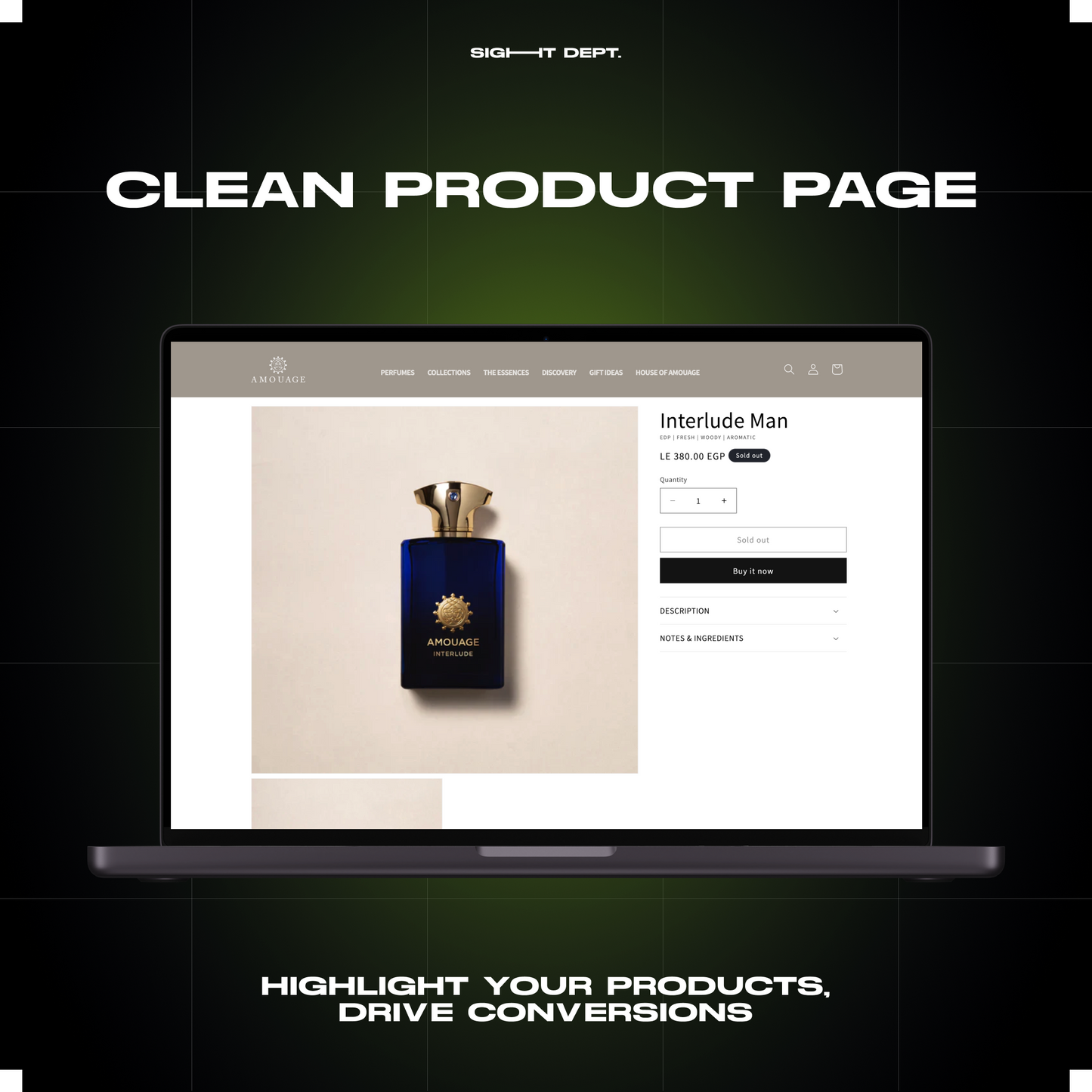 AMOUAGE - LUXURY PERFUME BRAND