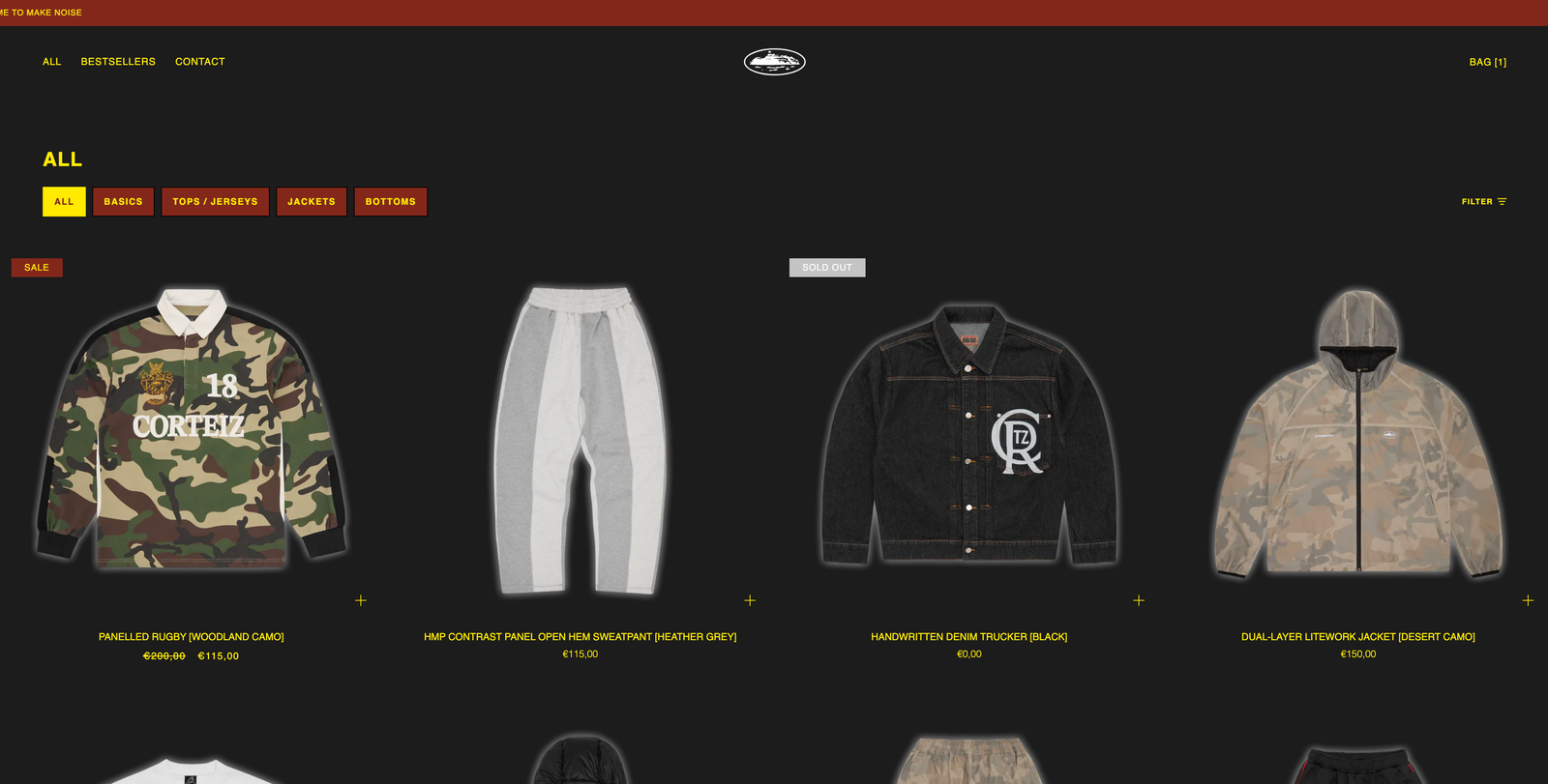 Collection page